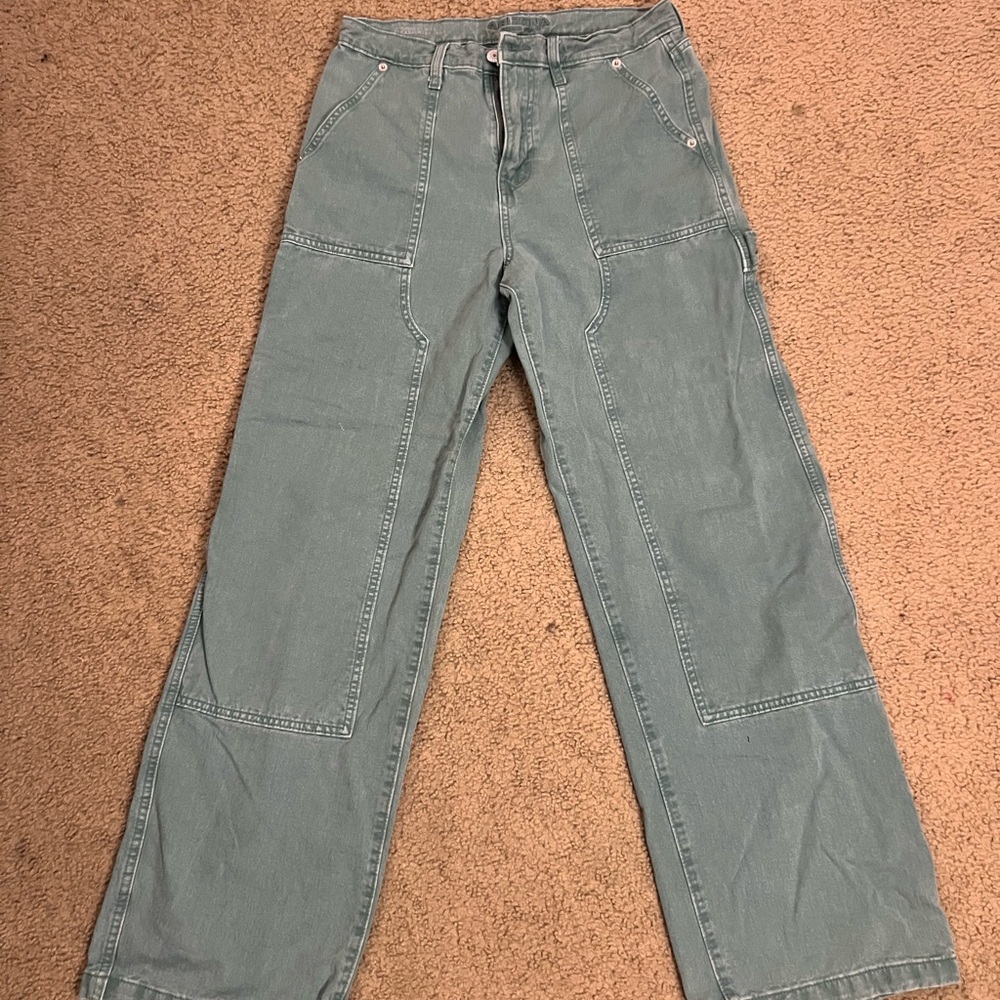 Arizona Jean Company Wide Leg Pants in Light Blue